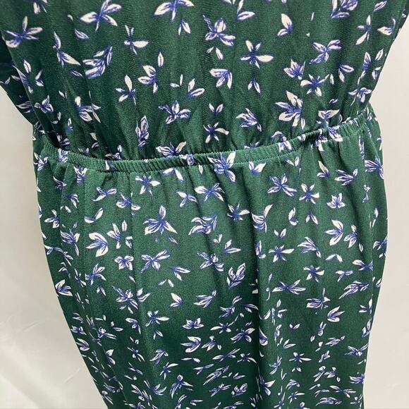 Gilli Green and Blue Floral Dress Womens M New Spring Summer Style#D17155H - Picture 10 of 16